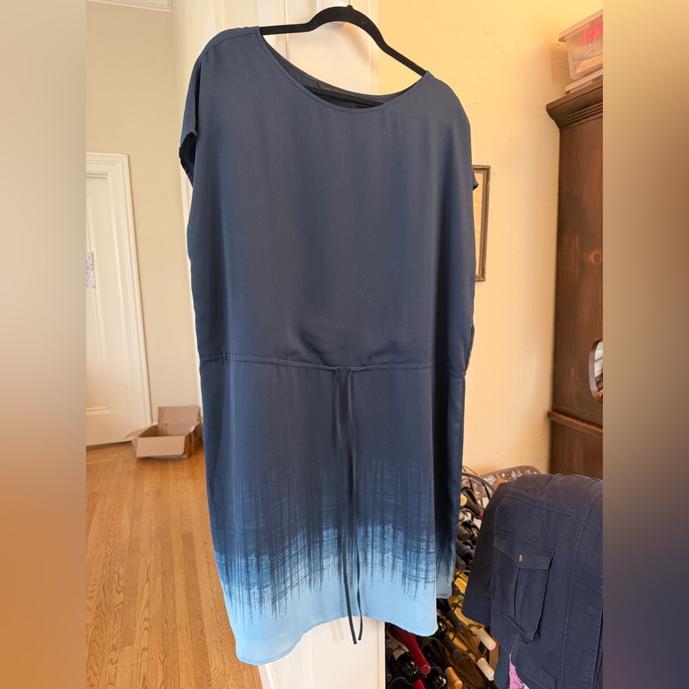 H by Halston Navy Dress